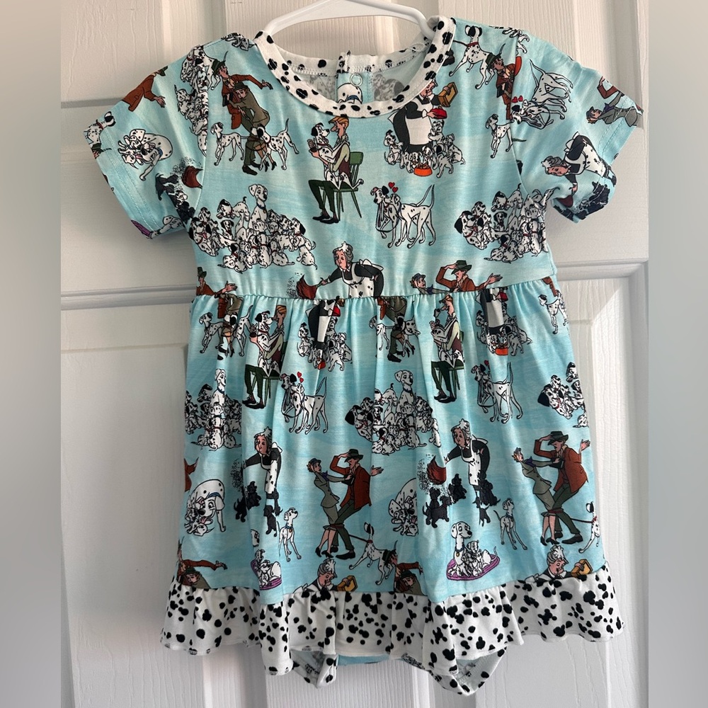 Bamboo 101 Dalmatians Bodysuit Twirl NWT